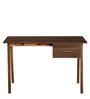 Apollo Columbian Wood Study Table in Brown Matte Finish