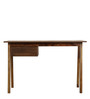 Apollo Columbian Wood Study Table in Brown Matte Finish