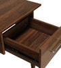 Apollo Columbian Wood Study Table in Brown Matte Finish