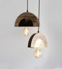 Paco Apollo Gold Wood & Iron Hanging Light