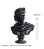 Apollo Greek Statue Resin Artefact (Black)