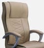 Shioni High Back Executive Chair In Beige Colour