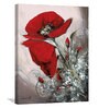Apotheose Multicolour Multicolor Canvas Unframed Floral Art Print Set of 2