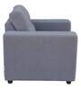 Apple Fabric 1 Seater Sofa in Grey Colour