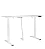 Apple Flexi Study Table with Motorized Height Adjusting Feature in White Finish