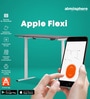Apple Flexi Study Table with Motorized Height Adjusting Feature in White Finish