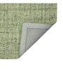 Apple Green Plaid Wool 2X3 Hand-Tufted Carpet