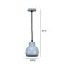 Zulia Apple White Metal Hanging Light