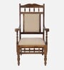 Appleby Sheesham Wood Arm Chair In Provincial Teak Finish