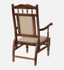 Appleby Sheesham Wood Arm Chair In Rustic Teak Finish