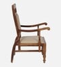 Appleby Sheesham Wood Arm Chair In Rustic Teak Finish
