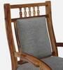 Appleby Teak Wood Arm Chair In Rustic Teak Finish