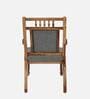 Appleby Teak Wood Arm Chair In Rustic Teak Finish