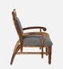 Appleby Teak Wood Arm Chair In Rustic Teak Finish