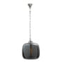 Ebenezer Appleton Black Glass Hanging Light