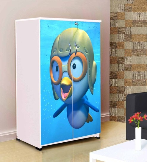 Buy Aqua Penguin Kids Wardrobe By Bigsmile Furniture Online 2