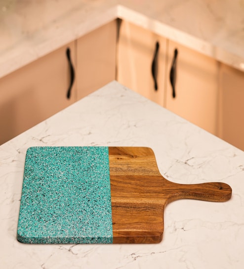 AquaDeck Acacia Wood Chopping Board with Aquaspot Texture