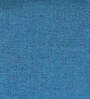 Aqua Solid 210TC Jute 17 x 27 Inches Pillow Covers (Set of 2)