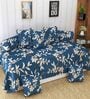 Aqua 144 TC Cotton Blend 8 Pcs Diwan Set