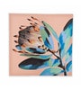 Aqua Ambrosia Flower Wall Art Set of 4