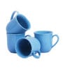 Aqua 150ml Blue Ceramic (Set of 4) Coffee Mug