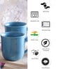 Aqua 150ml Blue Ceramic (Set of 4) Coffee Mug