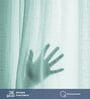 Aqua Blue with pom pomSolid Polyester Curtains for Door Pack of 2