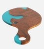 Aqua Blue Wood Handcrafted Cheeseboard