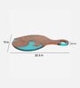 Aqua Blue Wood Handcrafted Cheeseboard