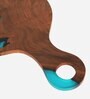 Aqua Blue Wood Handcrafted Cheeseboard