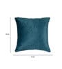 Aqua Woven Cotton 16 x 16 Inches Cushion Covers (Set of 2)