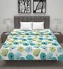 Aqua Cotton Floral 120 Gsm Double Dohar