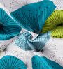 Aqua Cotton Floral 120 Gsm Double Dohar