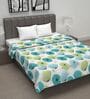 Aqua Cotton Floral 120 Gsm Double Dohar