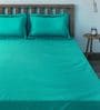 Cotton 400TC Queen Size Bedsheet with 2 Pillow Covers