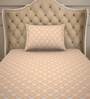 Cotton 144TC Reversible Single Bedsheet with 1 Pillow Cover
