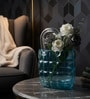 Aqua Couture Tote Glass Vase L