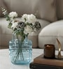 Aqua Couture Tote Glass Vase S