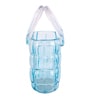 Aqua Couture Tote Glass Vase S