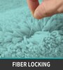 Aqua Solidal Microfiber 3 x 5 Feet Machine Made Carpet