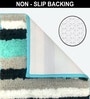 Aqua Microfibre 16x24 Inches Lightweight Bath Mat