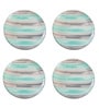 Aqua Mist Quarter Ceramic Serving Plates Sets of 4 dinnerware Sets Plates