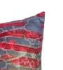 Aqua Poly Cotton Abstract 12x22 inches Cushion Covers (1pc)