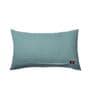 Aqua Poly Cotton Abstract 12x22 inches Cushion Covers (1pc)