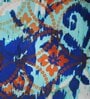 Aqua Poly Cotton Abstract 16x16 inches Cushion Covers (1pc)