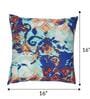 Aqua Poly Cotton Abstract 16x16 inches Cushion Covers (1pc)