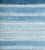 Aqua Polyester 24X16 Inches Anti-Skid  Bath Mat