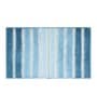 Aqua Polyester 24X16 Inches Anti-Skid  Bath Mat