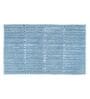 Aqua Polyester 24X16 Inches Anti-Skid  Bath Mat