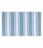 Aqua Polyester 24X16 Inches Anti-Skid  Bath Mat